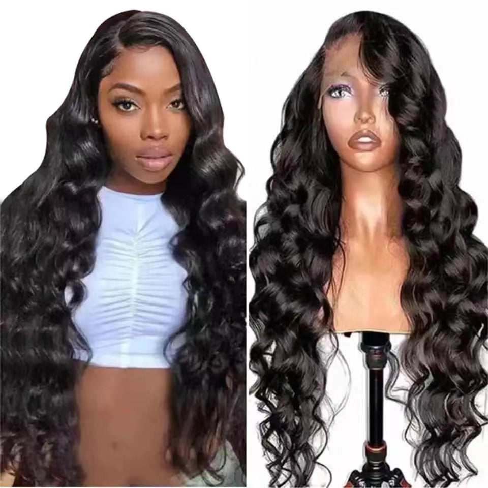 Lace Wig Wave Wigs13*4 Wave Wig Front Lace Headgear Wig