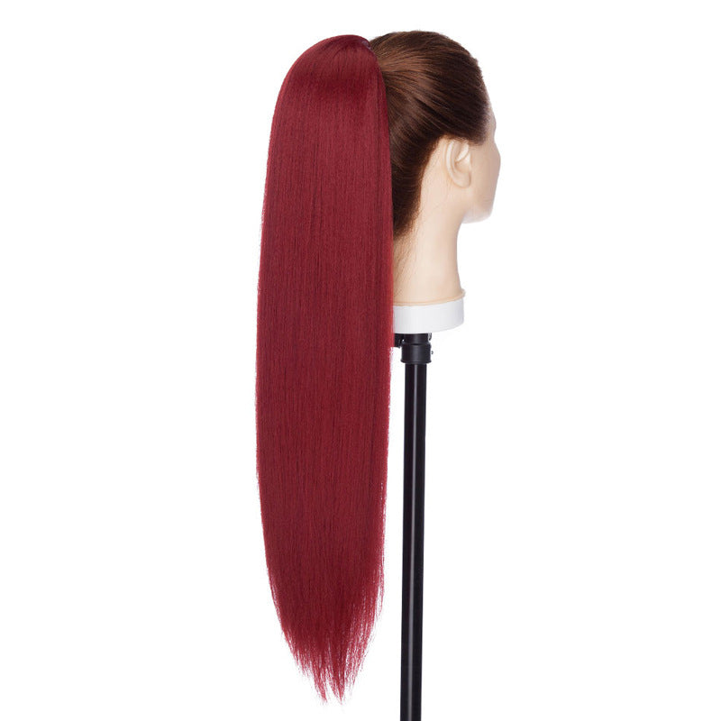 Wig Ladies Fashion Hair Extension Drawstring Long Straight Hair