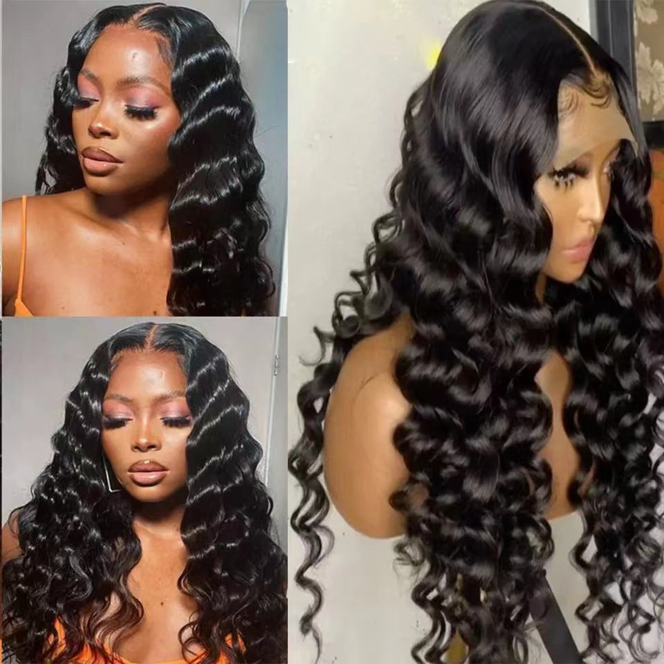 Lace Wig Wave Wigs13*4 Wave Wig Front Lace Headgear Wig