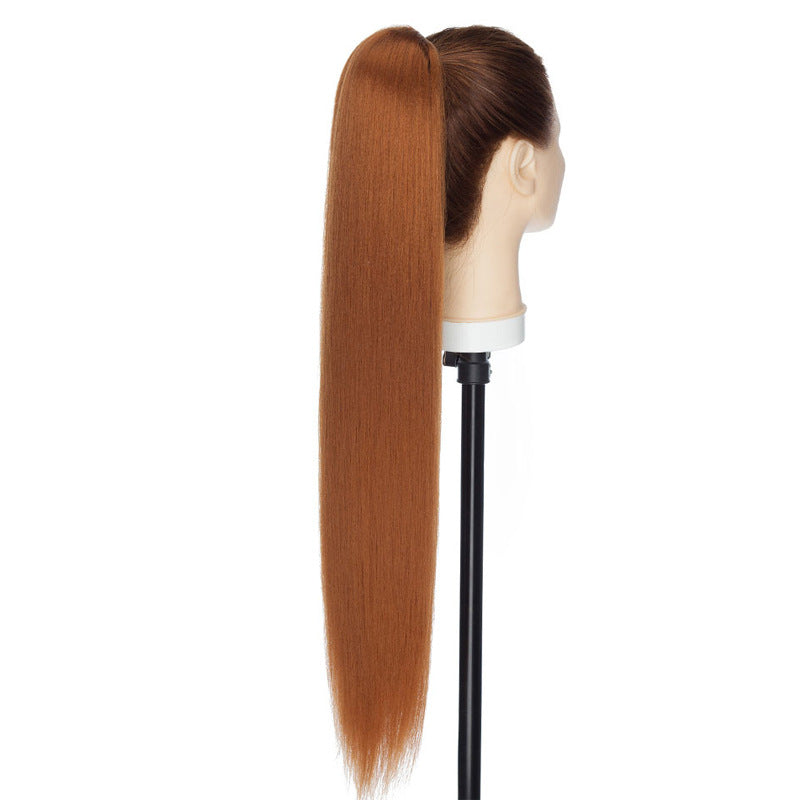 Wig Ladies Fashion Hair Extension Drawstring Long Straight Hair