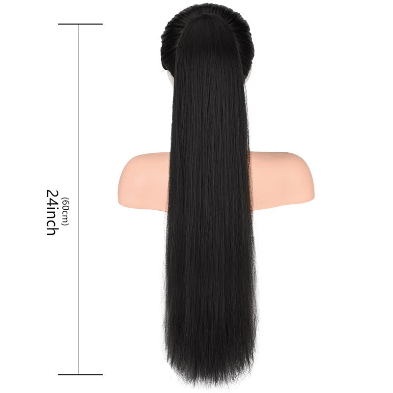 Wig Ladies Fashion Hair Extension Drawstring Long Straight Hair