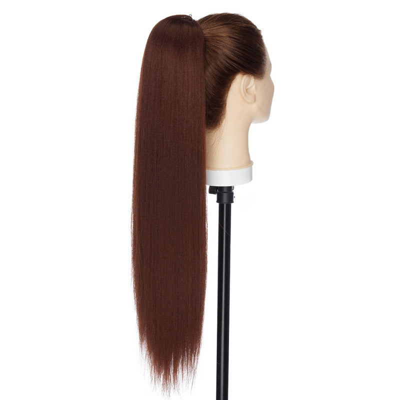 Wig Ladies Fashion Hair Extension Drawstring Long Straight Hair