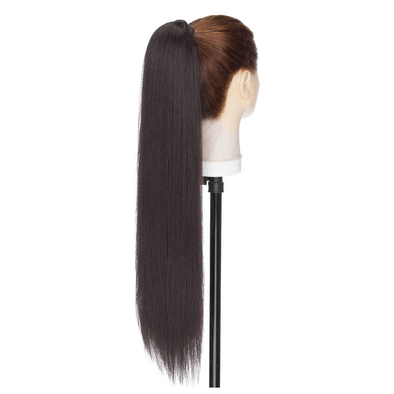 Wig Ladies Fashion Hair Extension Drawstring Long Straight Hair