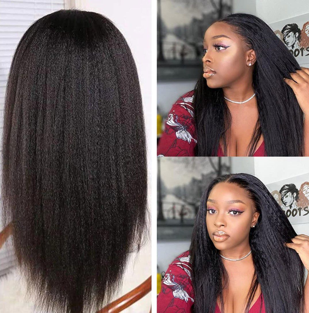 Wigs  Long Straight Hair Yaki  Fiber  Straight Wig